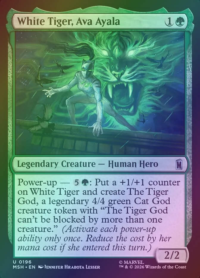 White Tiger, Ava Ayala (MSH) (196) / Foil