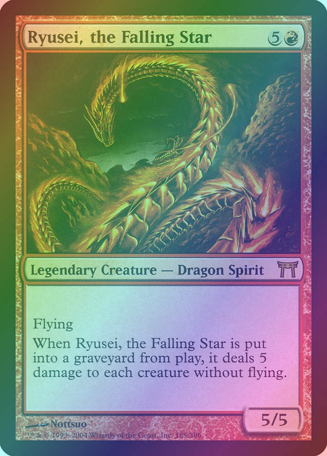 Ryusei, the Falling Star (CHK) (185) / Foil