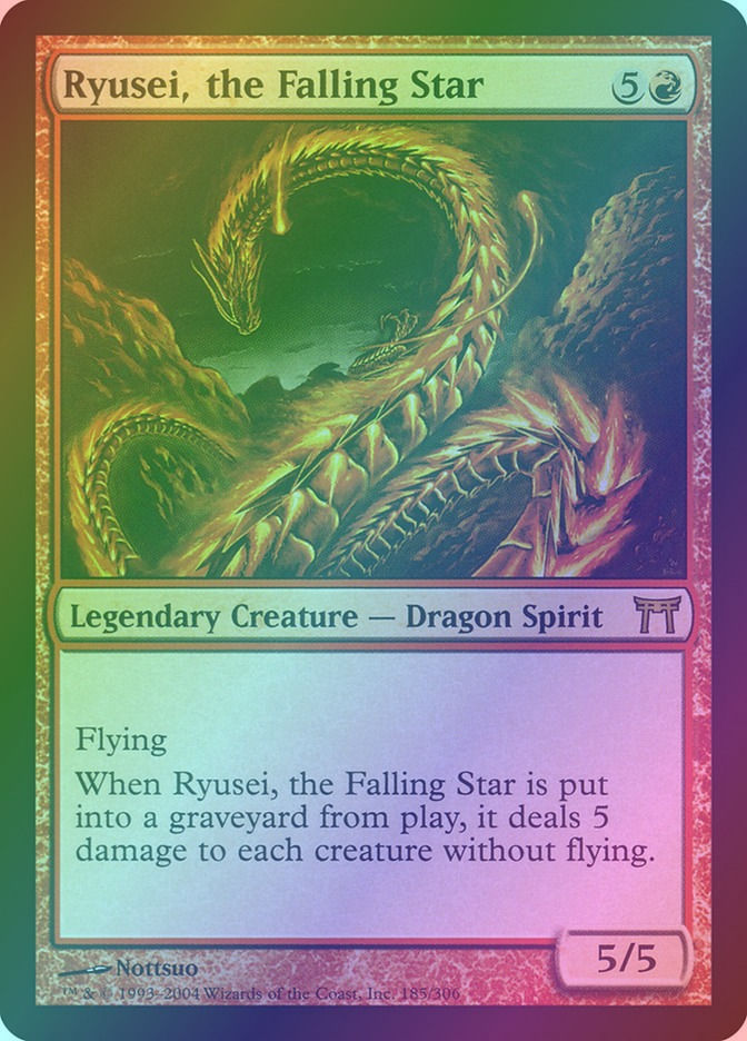 Ryusei, the Falling Star (CHK) (185) / Foil