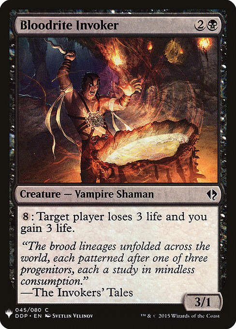 Bloodrite Invoker (PLST) (DDP-45)