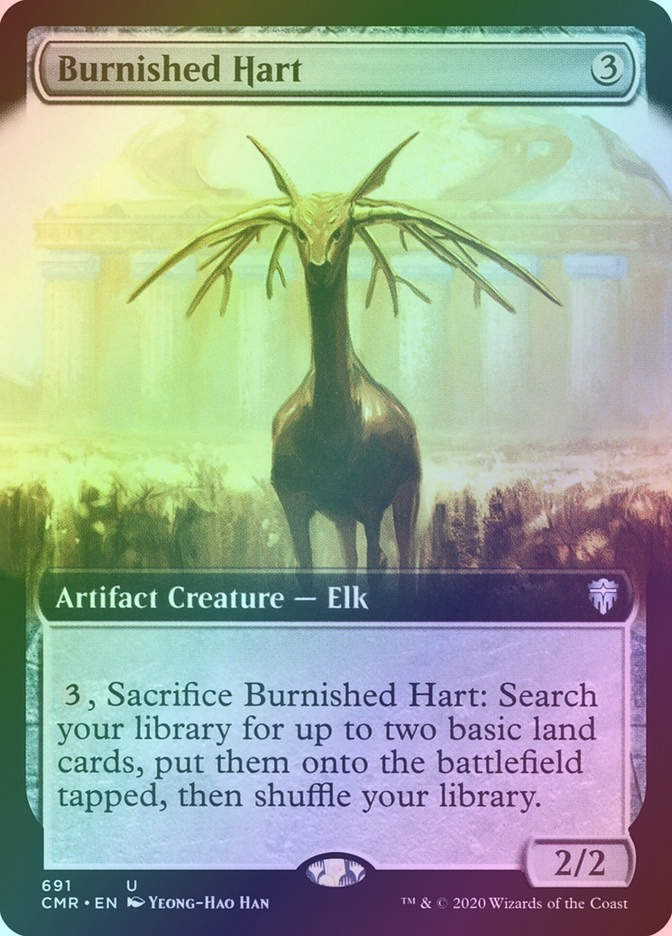 Burnished Hart (CMR) (691) / Extended Art / Foil