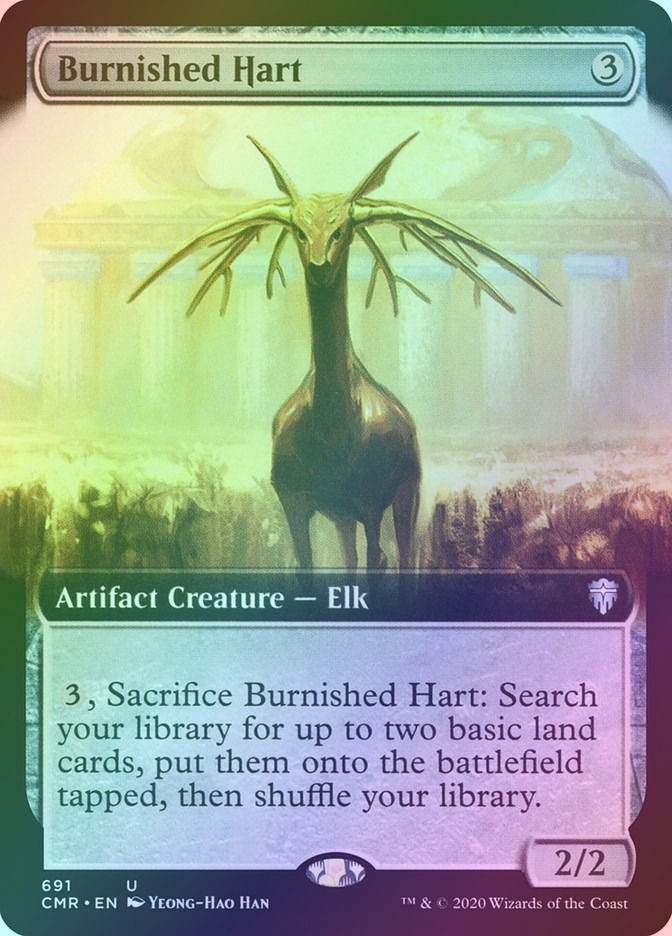 Burnished Hart (CMR) (691) / Extended Art / Foil
