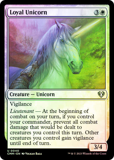 Loyal Unicorn (cmm) / Foil
