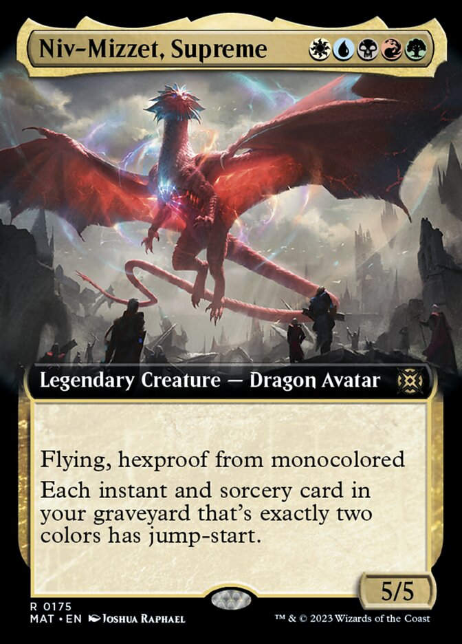 Niv-Mizzet, Supreme (MAT) / Extended Art