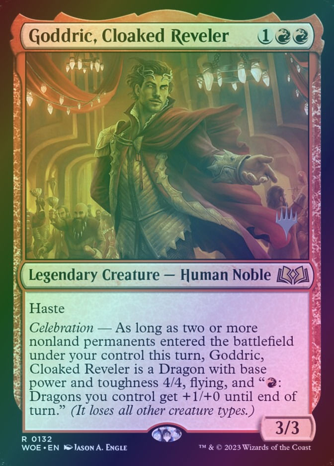 Goddric, Cloaked Reveler (PWOE) (132p) / Foil