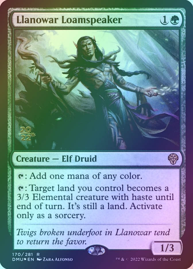 Llanowar Loamspeaker (PDMU) (170s) / Foil