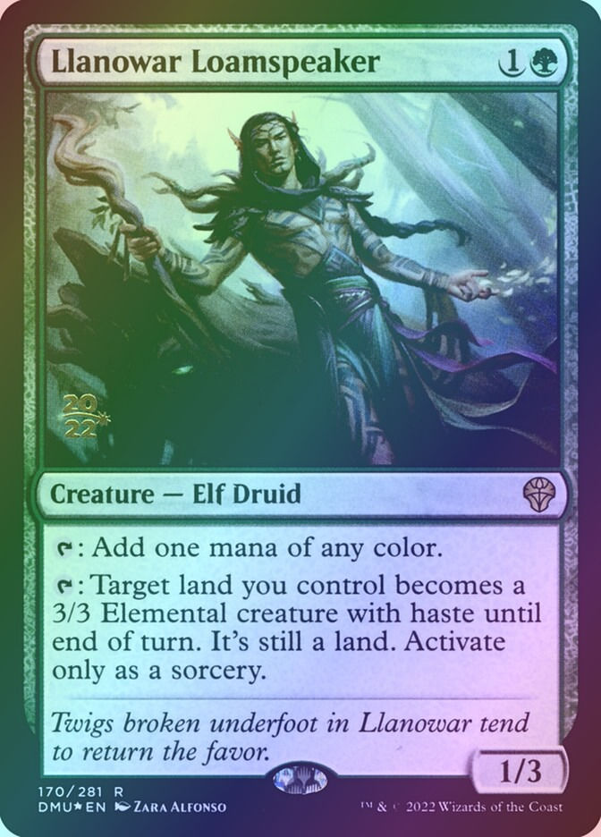 Llanowar Loamspeaker (PDMU) (170s) / Foil