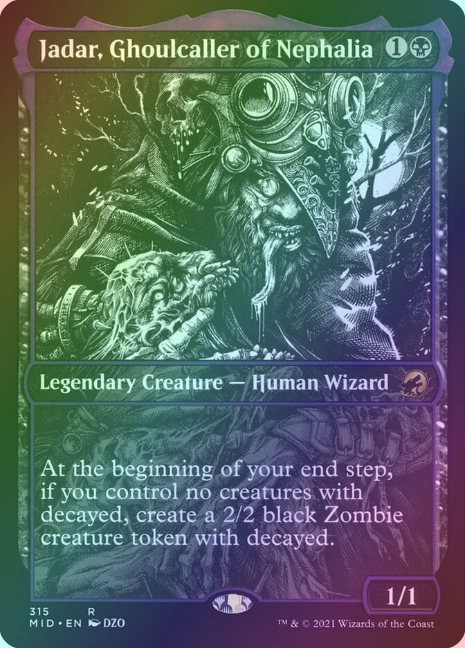 Jadar, Ghoulcaller of Nephalia (MID) (315) / Showcase / Foil