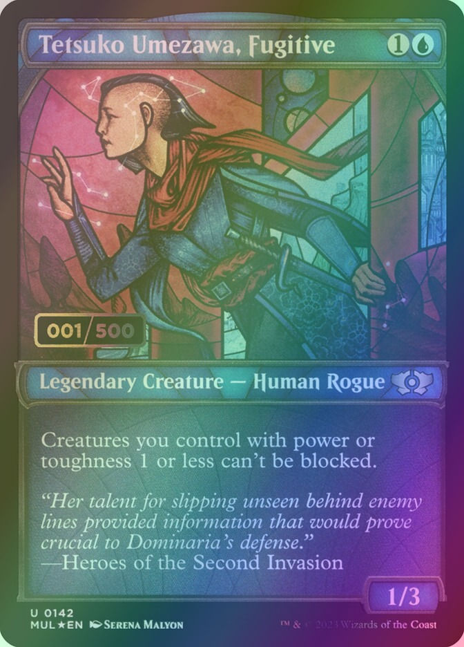 Tetsuko Umezawa, Fugitive (MUL) (142z) / Serialized