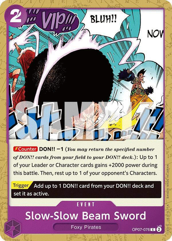 Slow-Slow Beam Sword (OP07-076)