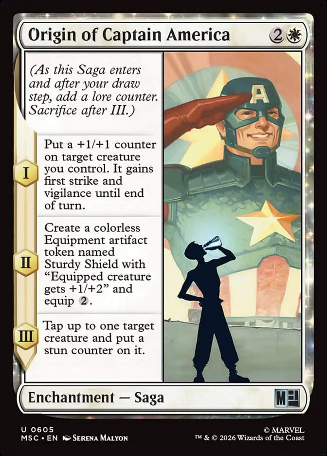 Origin of Captain America (MSC) (605)