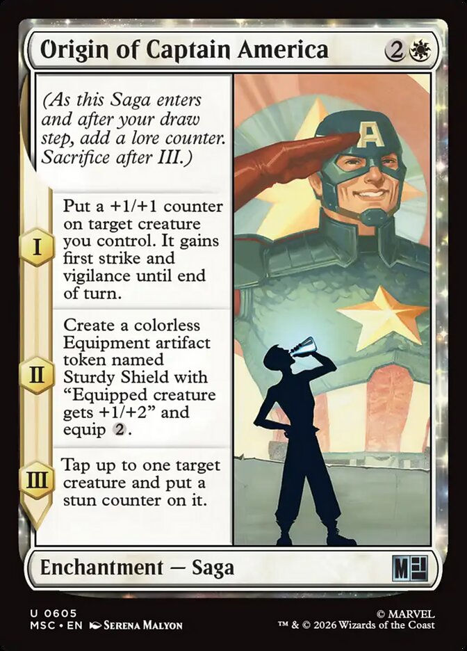 Origin of Captain America (MSC) (605)