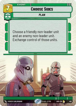 Choose Sides (Hyperspace) (SHD_#401) / Foil
