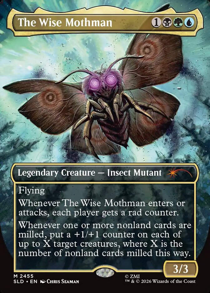 The Wise Mothman (SLD) (2455) / Borderless