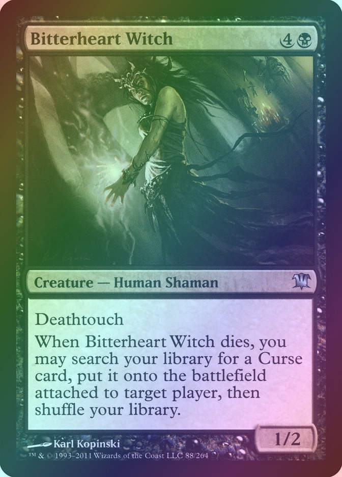 Bitterheart Witch (ISD) (88) / Foil
