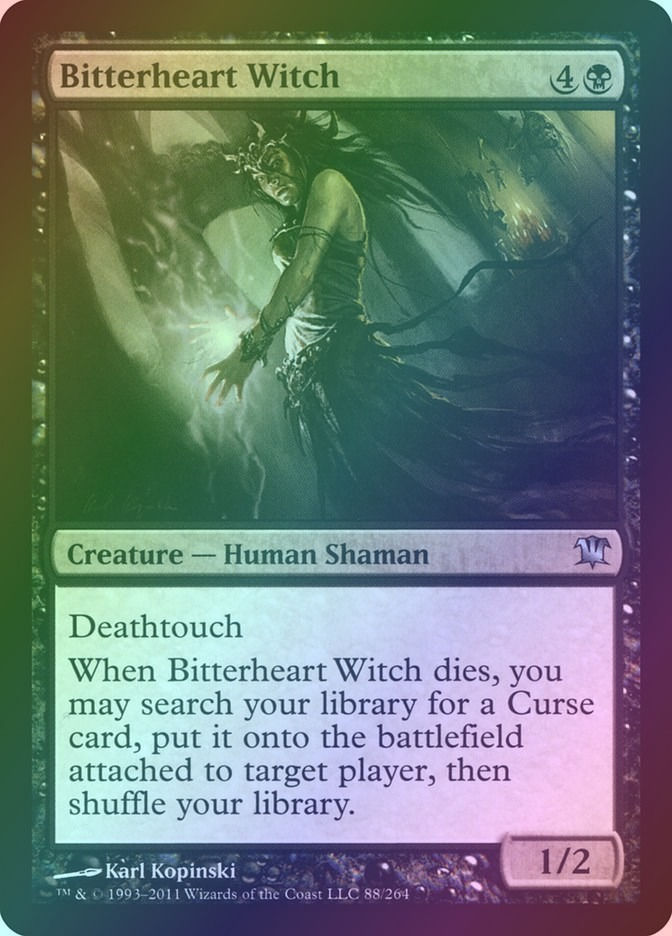 Bitterheart Witch (ISD) (88) / Foil