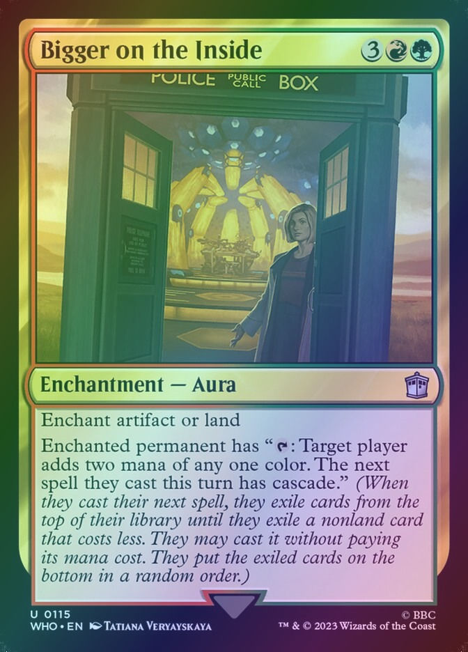 Bigger on the Inside (WHO) (115) / Foil