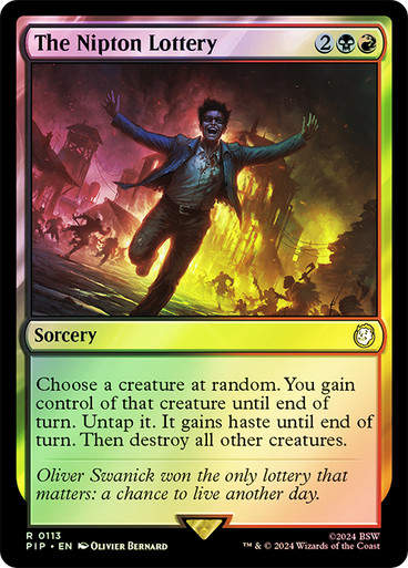 The Nipton Lottery (pip) (113) / Foil