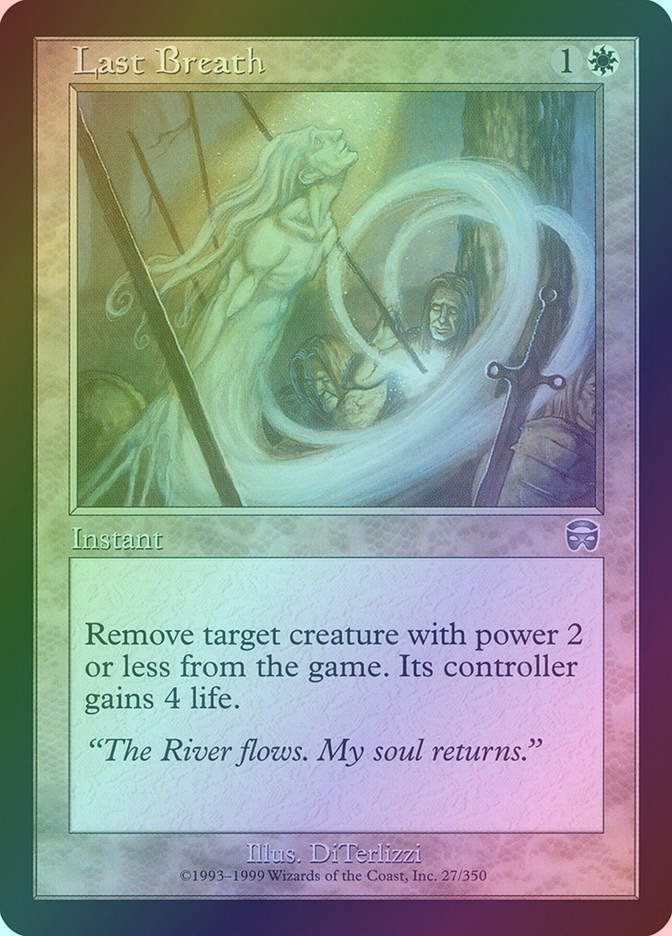 Last Breath (MMQ) (27) / Foil