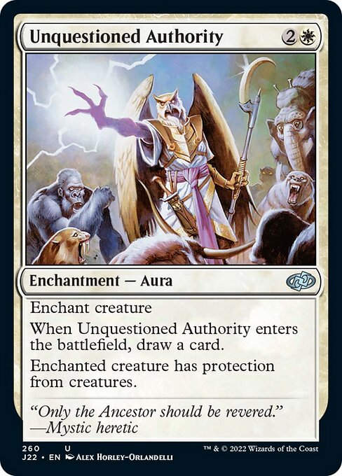 Unquestioned Authority (J22))