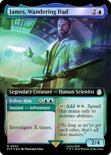 James, Wandering Dad // Follow Him (pip) (903) / Extended Surge Foil