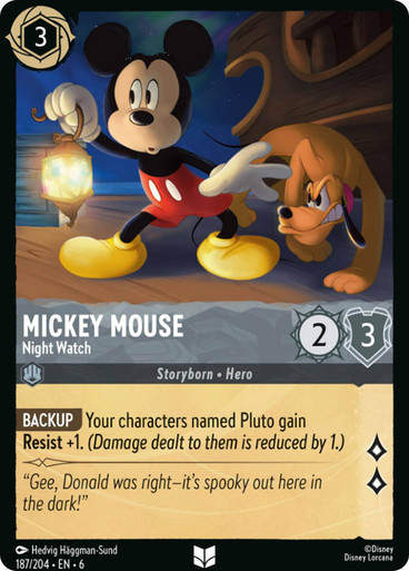 Mickey Mouse - Night Watch (LOR_AZU)