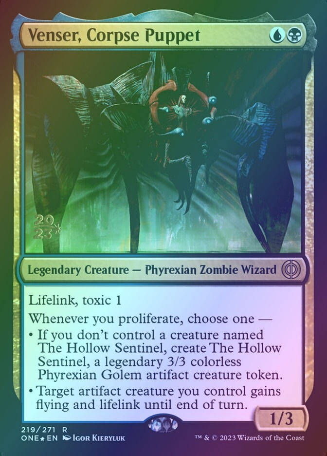 Venser, Corpse Puppet (PONE) (219s) / Foil