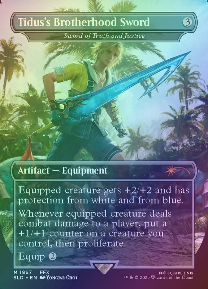 Sword of Truth and Justice (SLD) (1867) / Borderless / Foil