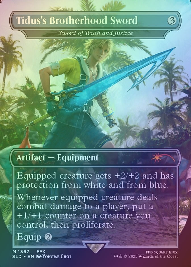 Sword of Truth and Justice (SLD) (1867) / Borderless / Foil