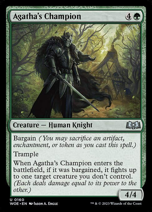 Agatha's Champion (woe)