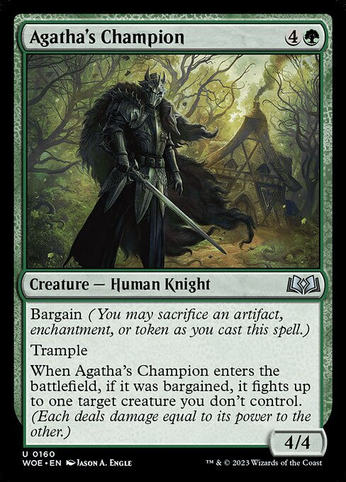 Agatha's Champion (woe)