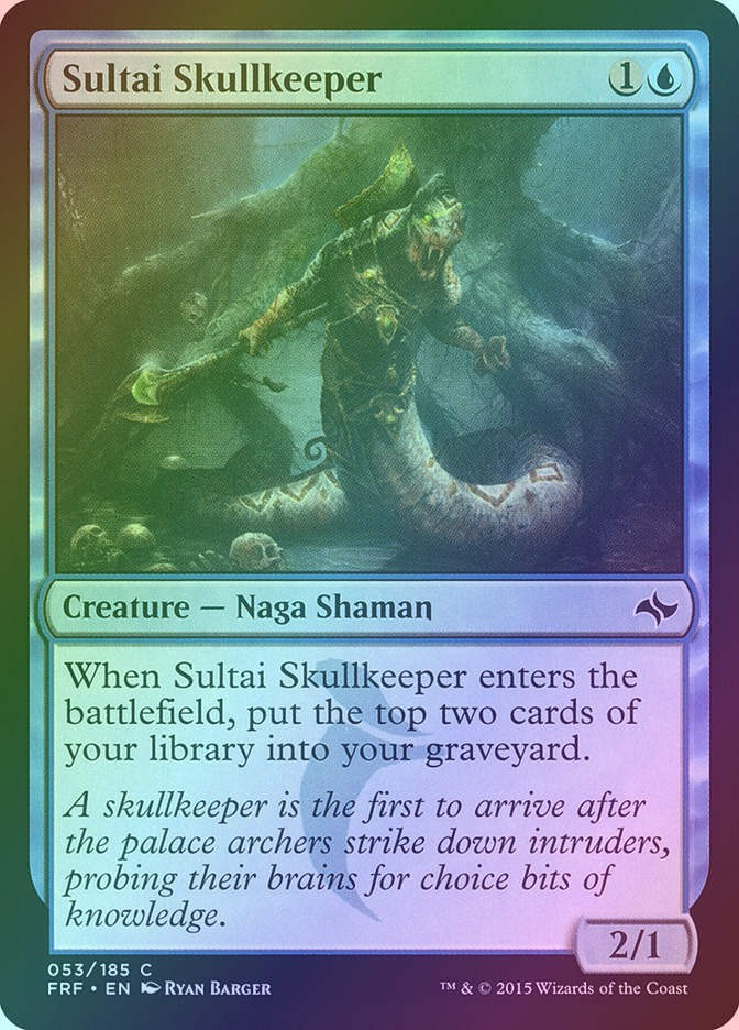 Sultai Skullkeeper (FRF) (53) / Foil
