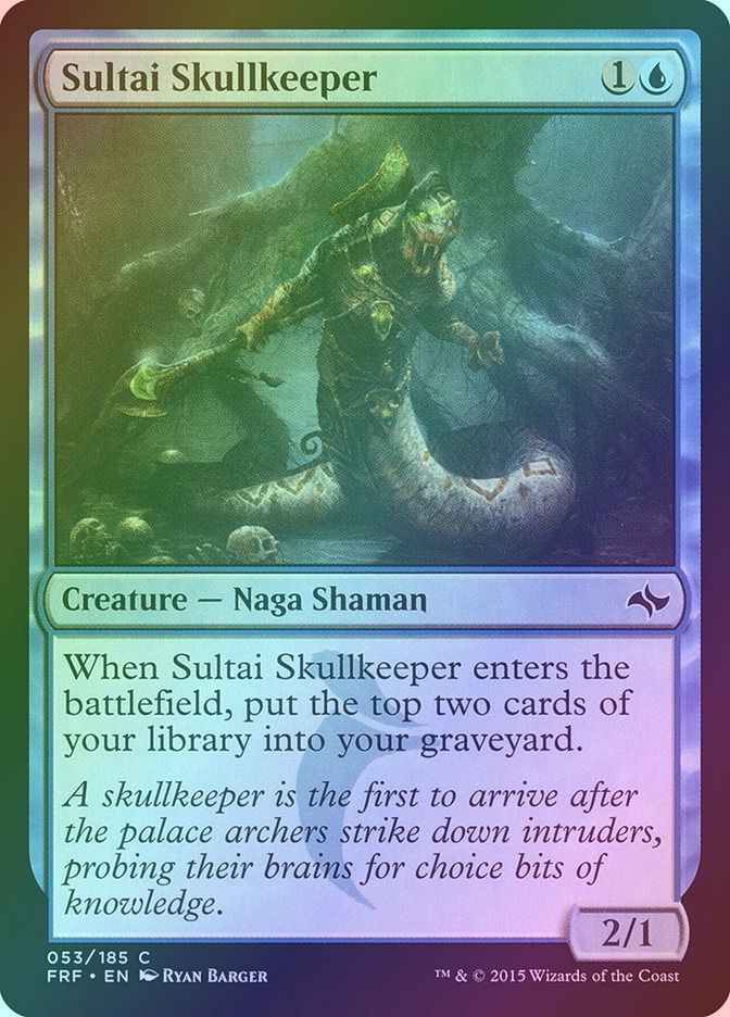 Sultai Skullkeeper (FRF) (53) / Foil