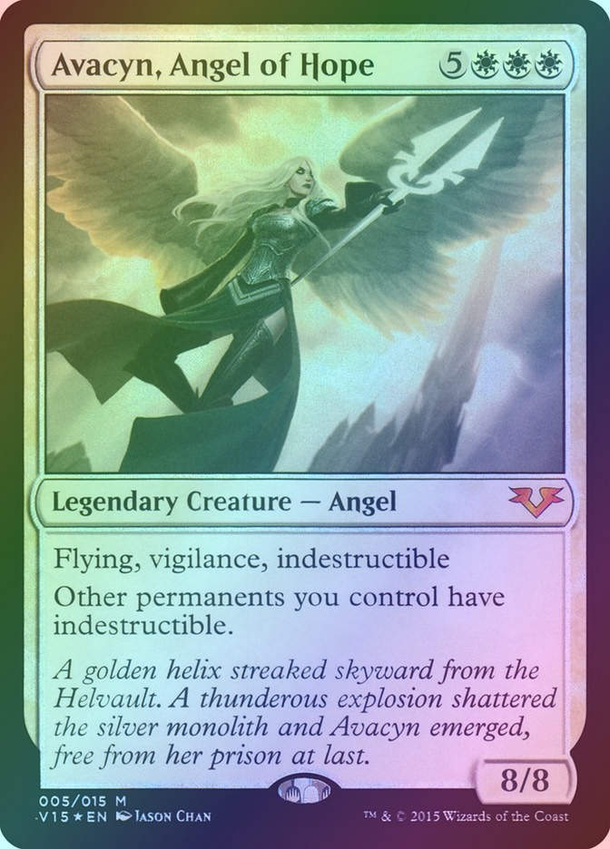 Avacyn, Angel of Hope (V15) (5) / Foil
