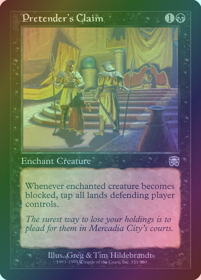 Pretender's Claim (MMQ) (151) / Foil