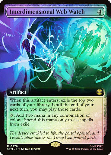 Interdimensional Web Watch (SPM) (278) / Extended Art / Foil