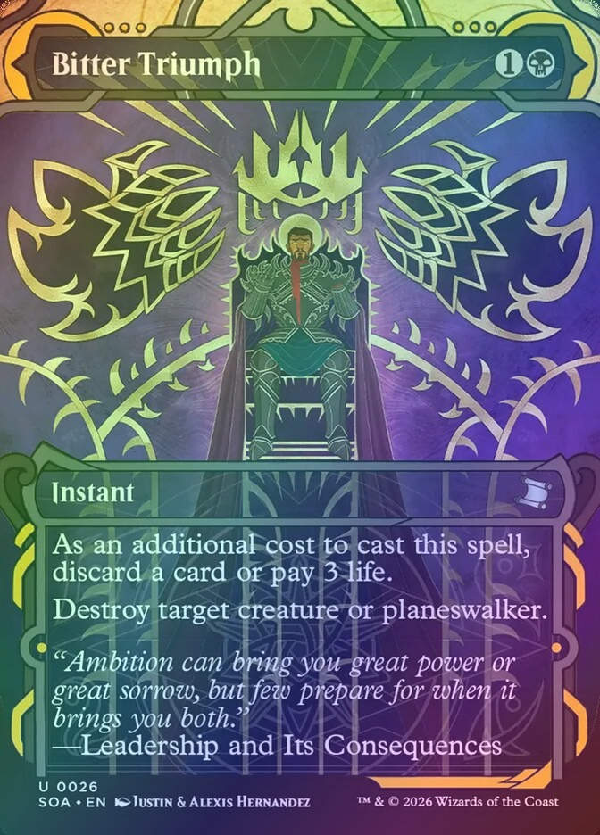Bitter Triumph (SOA) (26) / Borderless / Showcase / Foil