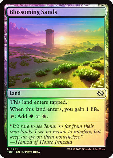 Blossoming Sands (TDM) (251) / Foil