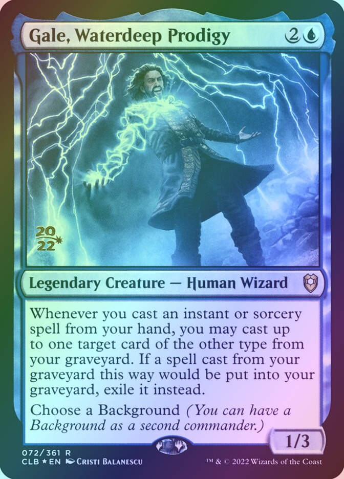 Gale, Waterdeep Prodigy (PCLB) (72s) / Foil