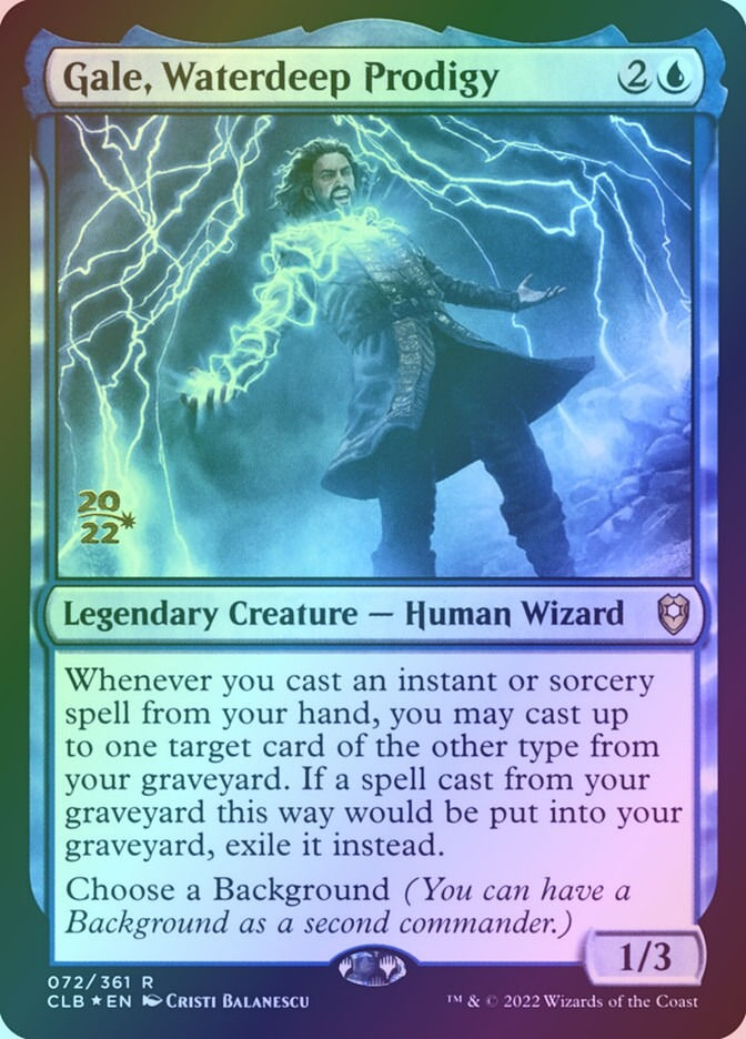 Gale, Waterdeep Prodigy (PCLB) (72s) / Foil