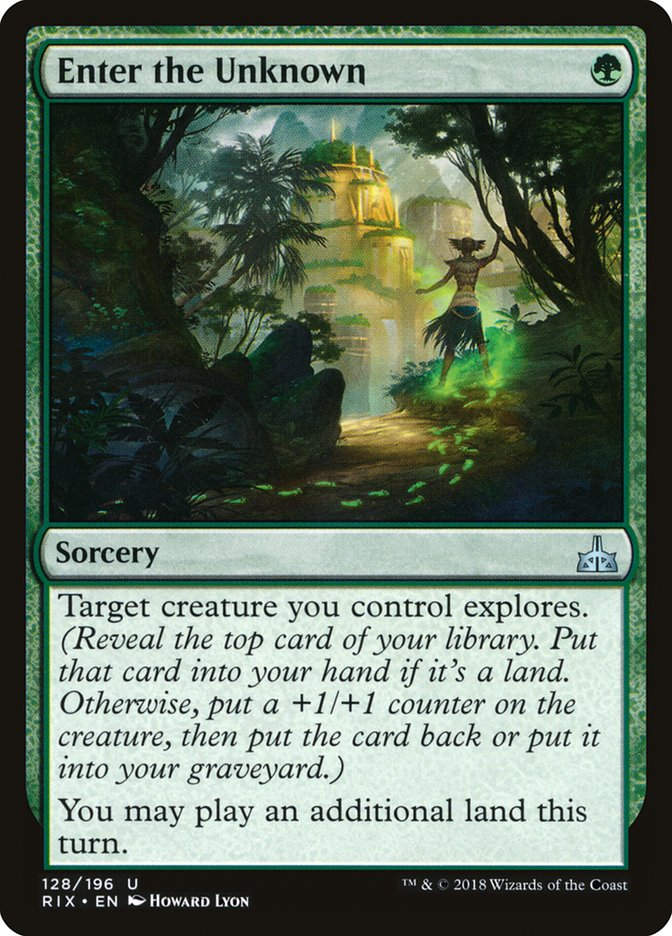 Enter the Unknown (RIX) (128)