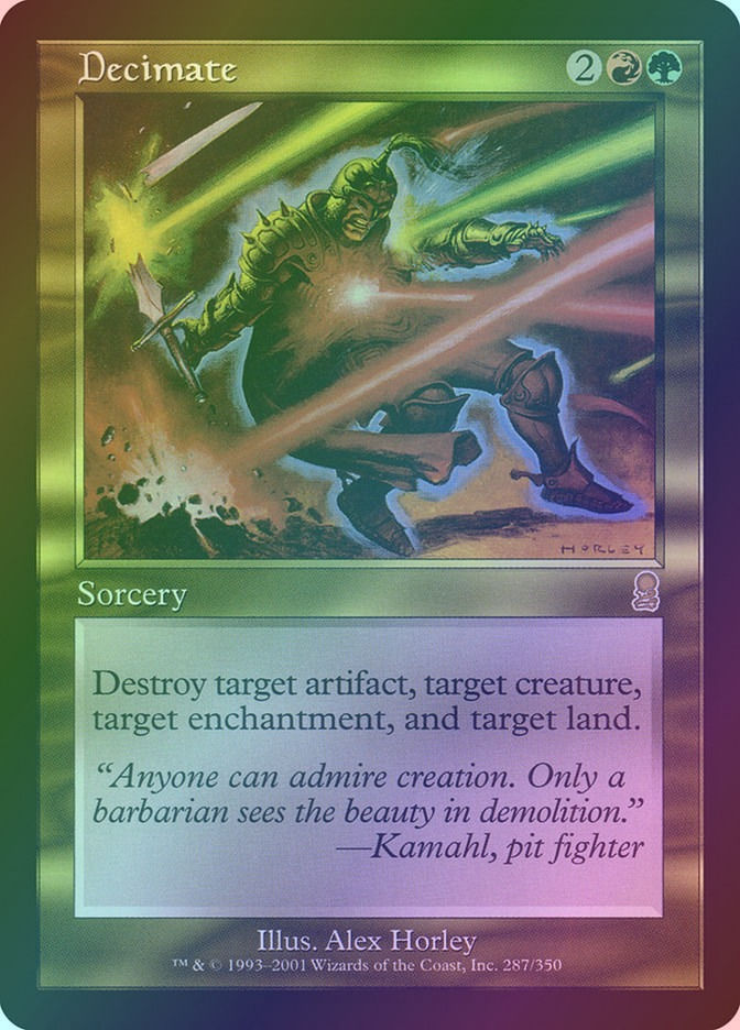 Decimate (ODY) (287) / Foil