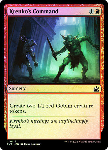 Krenko's Command (rvr) (115) / Foil