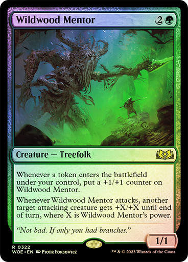 Wildwood Mentor (woe) / JumpStart / Foil