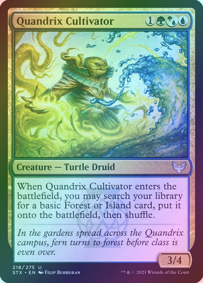 Quandrix Cultivator (STX) (218) / Foil