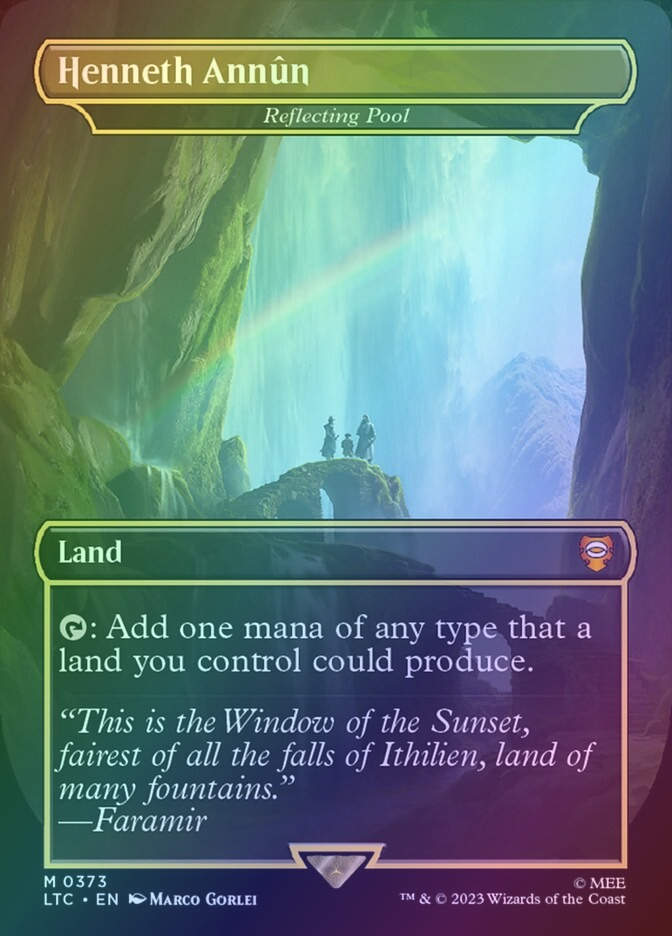 Reflecting Pool (LTC) (373) / Borderless / Foil