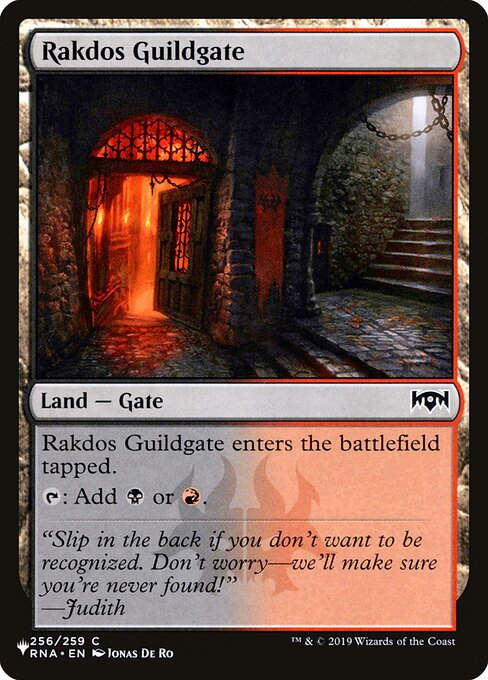Rakdos Guildgate (PLST) (RNA-256)