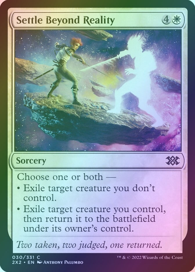 Settle Beyond Reality (2X2) (30) / Foil