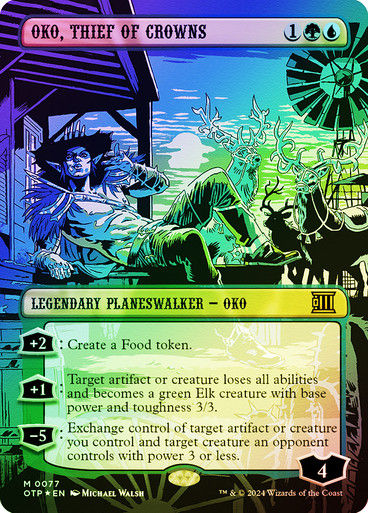 Oko, Thief of Crowns (otp) (77) / Textured Foil