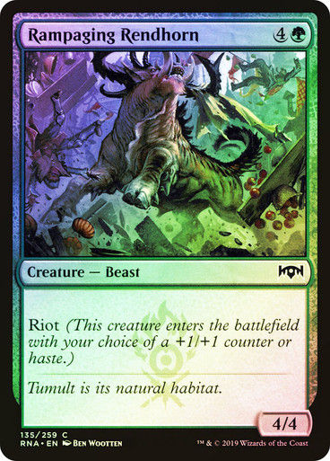 Rampaging Rendhorn (RNA) (135) / Foil